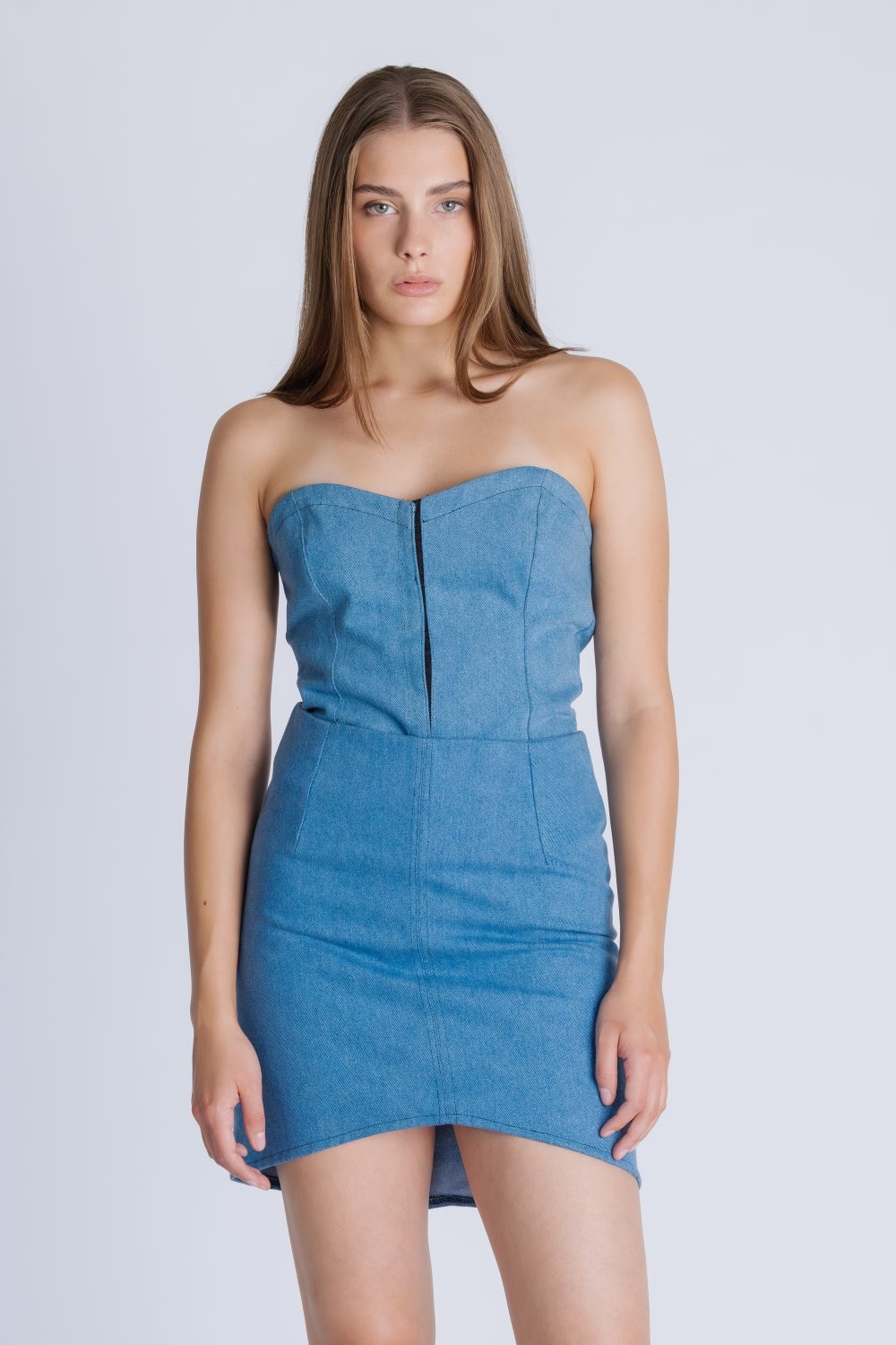 Navy blue corset